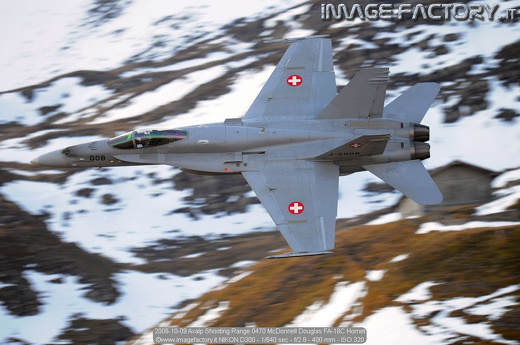2008-10-09 Axalp Shooting Range 0470 McDonnell Douglas FA-18C Hornet